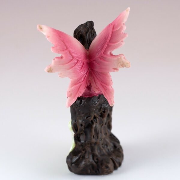 Fairy Collection~Mini Pink Fairy On Faux Geode Rock Figurine 4" High Resin New!