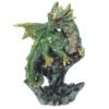Home Decor~Rock Crystal Enchanted Nightmare Dragon Figurine