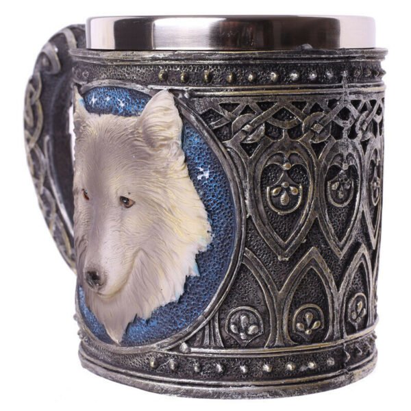 Home Decor~Gothic Famtasy WOLF TANKARD Decorative Collectable Medieval Ornament STEIN Mug
