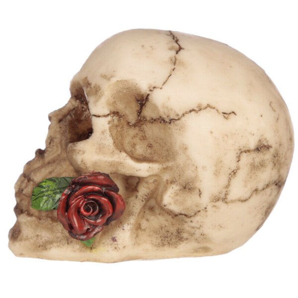 Home Decor~Gothic Skulls and Roses Ornament