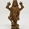 Hinduism Statues & Figures~Brass Antique Finish Lord Lord Vishnu 3.75"H 2"W Statue