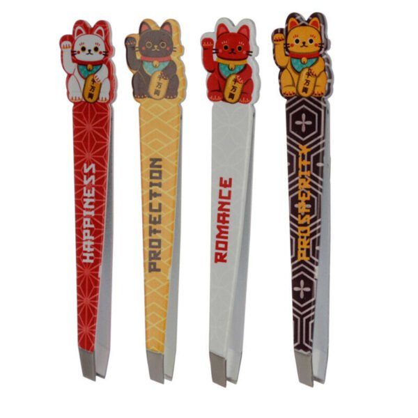 Collectable Design~Fun Lucky Cat Maneki Neko Tweezers