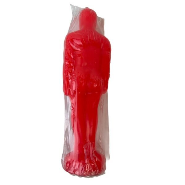 Magic Candle~Red Man Male Image Hombre Vela Roja Figurine Spell Candle Wicca Hoodoo