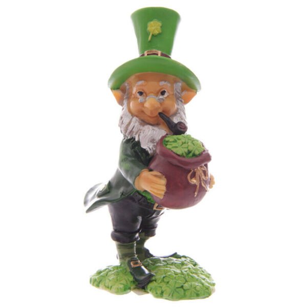 Home Decor~Lucky Irish Leprechaun Figure Figurine Home Garden Statue Ornament