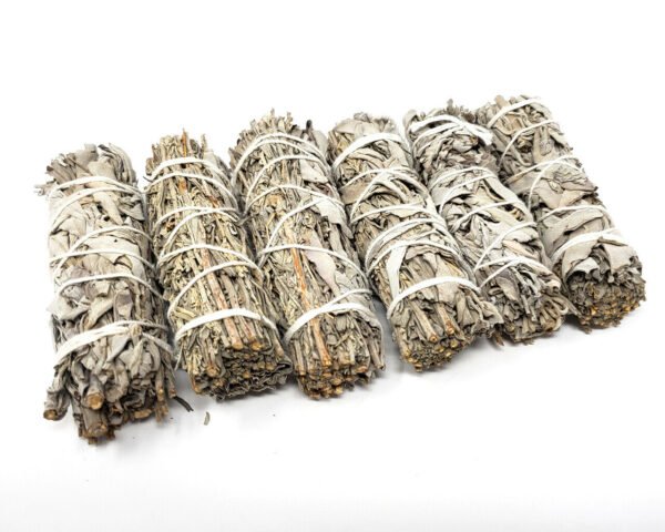 Palo Santo & Sage~White Sage & Blue Sage Smudge Stick 3-4" Smudge Stick. (3 PACK)