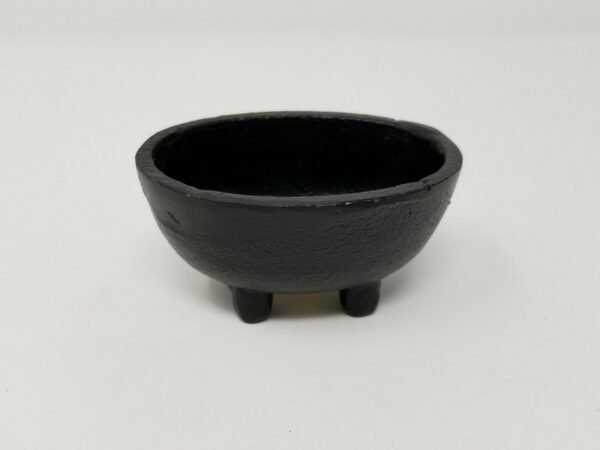Wicca & Paganism~Cast Iron Ritual Cauldron 2.5"L x 2"W x 2"H Plain Oval 3" Wiccan