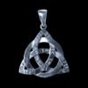 Magicun Talisman~Magicun ~Amulet Celtic knot Triquetra Ancient Power Force Trinity Silver sterling