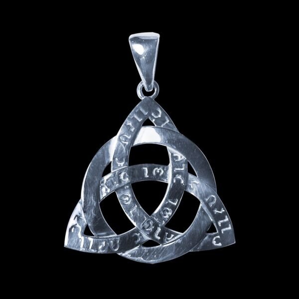 Magicun Talisman~Magicun ~Amulet Celtic knot Triquetra Ancient Power Force Trinity Silver sterling