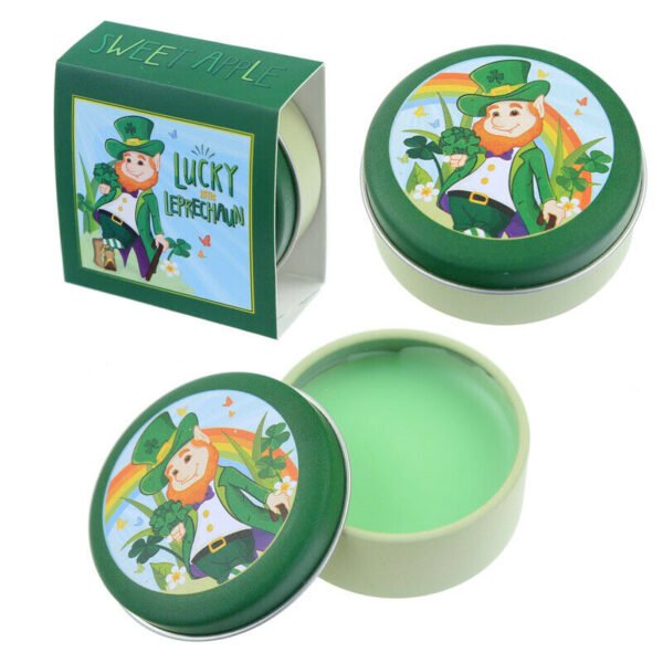 Collectable Design~Funky Lip Balm in a Tin Lucky Leprechaun