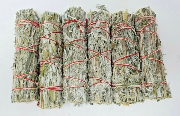 Palo Santo & Sage~10 Black Sage (Mugwort) Smudge Sticks / Wands 4 - 5 " Negativity Removal