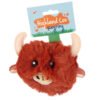 Collectable design~Fun Collectable Pom Pom Keyring - Highland Coo Cow