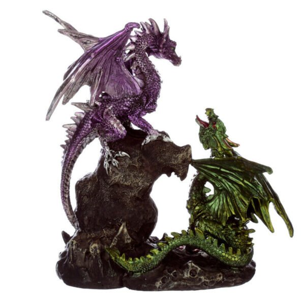 Collectable design~Dark Legends Treasure Geode Dragon Collectable Dragon figurine ornament 22 cm