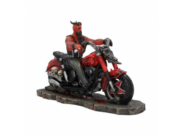 Magicun Giftware~Skeleton on Motorbike Dragon Hell Rider Biker Ornament Figurine