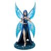 Fairy Collection~Enchantment Fairy With Clear Blue Wings Figurine Statue 10" High New In Box!