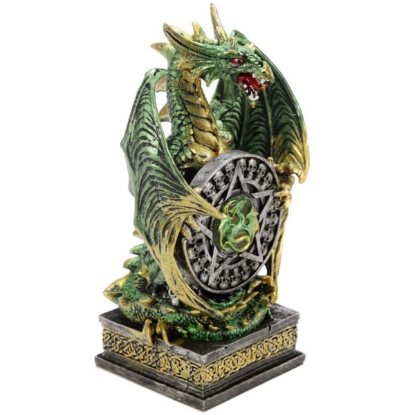 Home Decor~LED Mystical Vortex Dark Legends Dragon Figurine Collectable Ornament Figurine