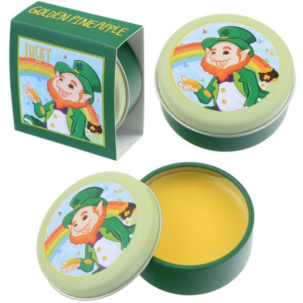 Collectable Design~Funky Lip Balm in a Tin Lucky Leprechaun