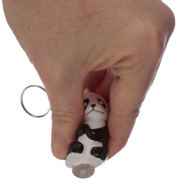 Collectable design~Fun Squeezy Poop Panda Key Chain Keyring Party Bag Stocking Filler Novelty Toy