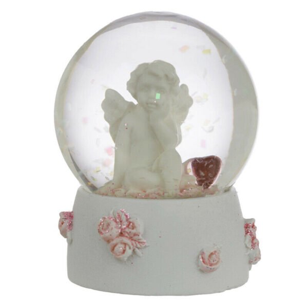 Collectable design~Collectable Peace of Heaven Cherub - Sweet Dreams Snow Globe Shaker Ornament
