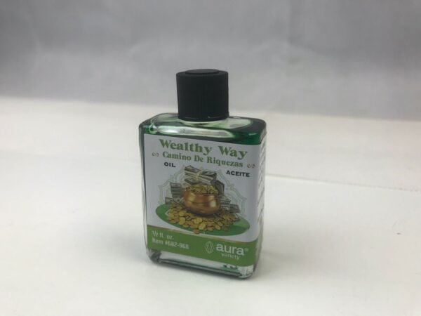 【Magic Oil】Wealthy Way Oil Attract Money Lottery Bingo Santeria Pagan Hoodoo Wicca 4 Dram
