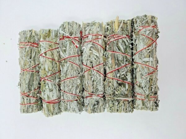 Palo Santo & Sage~Black Sage (Mugwort) Smudge Sticks / Wands 4 - 5 " Negativity Removal (5 PACK)