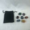 Witchcraft~Gemstone Chakra Balancing Kit With Set Of 7 Tumble Stones & Velvet Carry Pouch