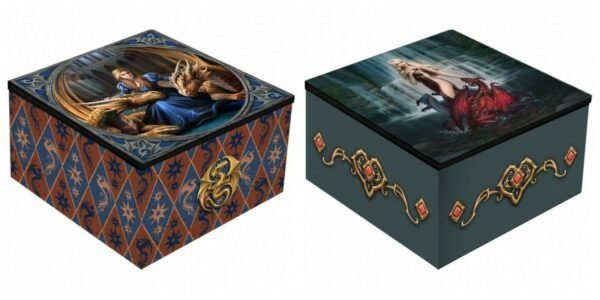 Magicun Giftware~Designer Mirror Trinket Jewellery storage Box Gothic Altar Decor