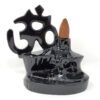 Home Fragrances ~OM Design Backflow Metal Cone Incense Burner Holder