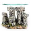 Home Fragrance~Mystical Stonehenge Design Oil Burner with Glass Dish Fragrance for Home