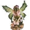 Fairy Collection~Green Fairy With Butterfly Figurine 5" Wing Span New In Box!