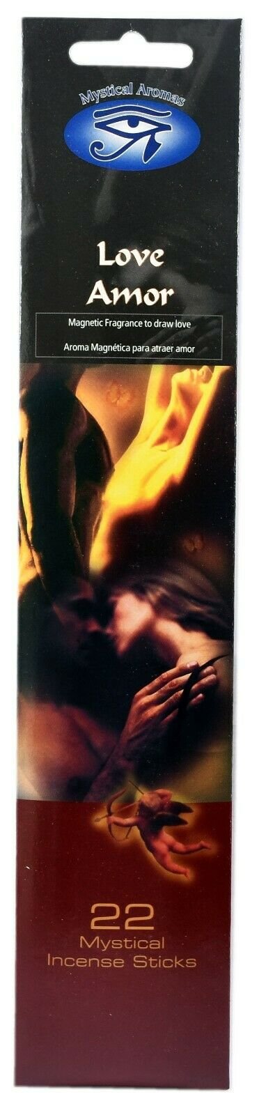 【Incense】LOVE AMOR - MYSTICAL INCENSE STICKS (22 PK) 10" LONG