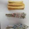 Palo Santo & Sage~15 Palo Santo Wood & 5 White Sage Smudge Torch: Cleansing Negativity Removal new
