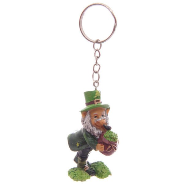 Collectable design~Fun Collectable Lucky Leprechaun Keyring Charm Irish Myths Legends Gift