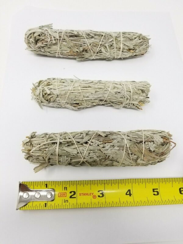 Palo Santo & Sage~SAGE WHITE CEDAR & BLUE SMUDGE STICKS SAMPLER 3 PACK (House Cleansing)