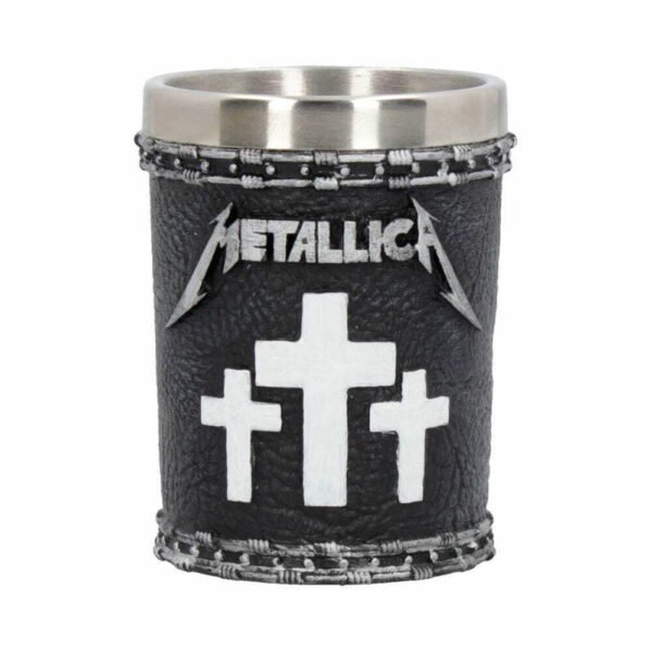 Magicun Giftware~Metallica Master Of Puppets Shot Glass 7cm Band Merch Shotglass