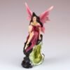 Fairy Collection~Mini Pink Fairy On Faux Geode Rock Figurine 4" High Resin New!