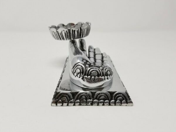 Home Fragrances ~Hand of Compassion Metal Burner, incense stick cone holder