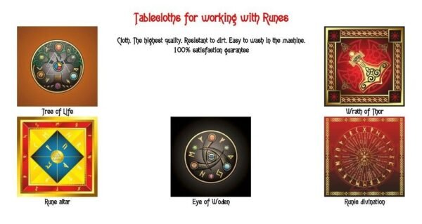 MagicunTarot Cloth~Wicca Altar Cloth Eye of Woden