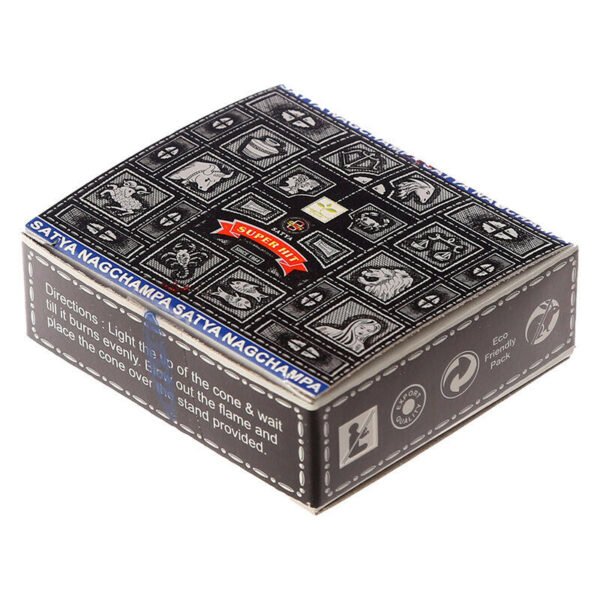 Home Fragrance~12 x Satya Sai Baba Nag Super Hit Champa Original Incense cones 1 box (12 Cones)