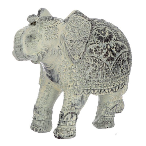 Home Decor~Decorative Thai Brushed White Small Elephant