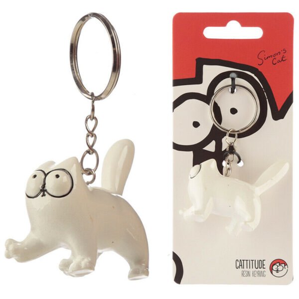 Collectable design~Fun Collectable Simon's Cat Cattitude Keyring