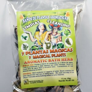 【Bath Herb】Spiritual Aromatic Bath Herb 7 MAGICAL PLANTS CLEANSING LIMPIAS Bano Hierbas 1oz