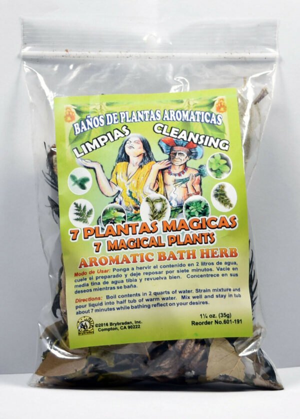 【Bath Herb】Spiritual Aromatic Bath Herb 7 MAGICAL PLANTS CLEANSING LIMPIAS Bano Hierbas 1oz