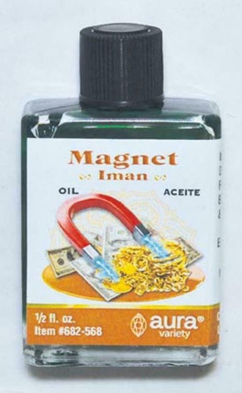 【Magic Oil】Magnet Iman Lodestone Magical Oil Santeria Hoodoo Wicca Pagan Spell Oil 4 Dram