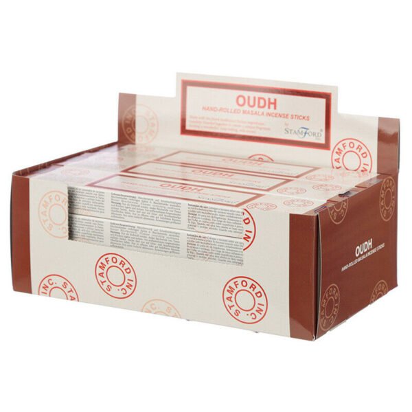 Home Fragrance~STAMFORD Masala Oudh Incense, 15 Sticks x 12 Packs,