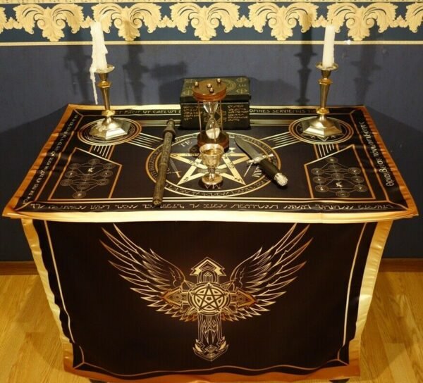 MagicunTarot Cloth~Altar Ceremonial Magic Black version