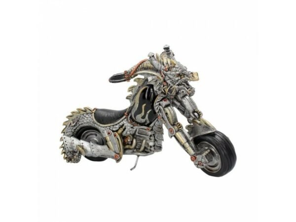 Magicun Giftware~Skeleton on Motorbike Dragon Hell Rider Biker Ornament Figurine
