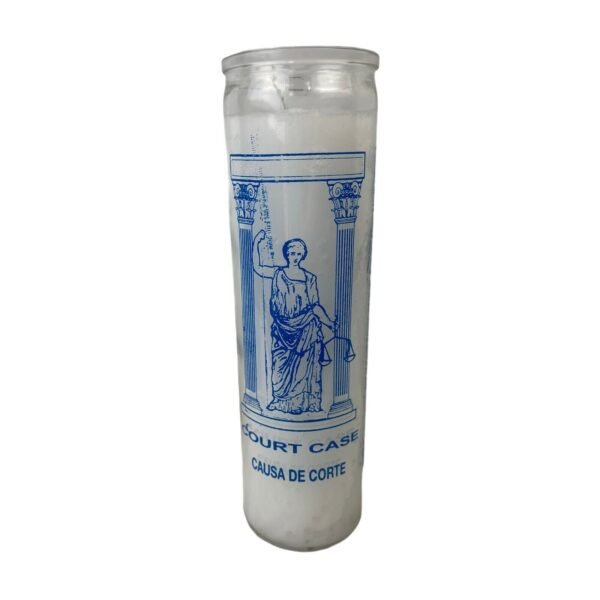 Magic Candle~Court Case White 7 Day Candle Cause De Corte Ritual Spell
