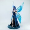 Fairy Collection~Enchantment Fairy With Clear Blue Wings Figurine Statue 10" High New In Box!