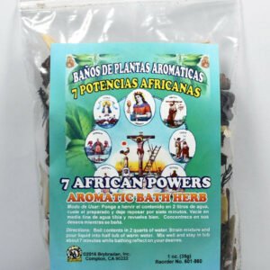 【Bath Herb】Spiritual Aromatic Bath Herb 7 AFRICAN POWERS POTENCIAS AFRICANAS Hierbas 1oz