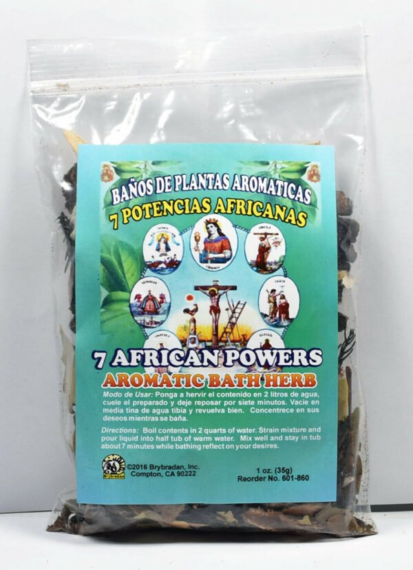 【Bath Herb】Spiritual Aromatic Bath Herb 7 AFRICAN POWERS POTENCIAS AFRICANAS Hierbas 1oz